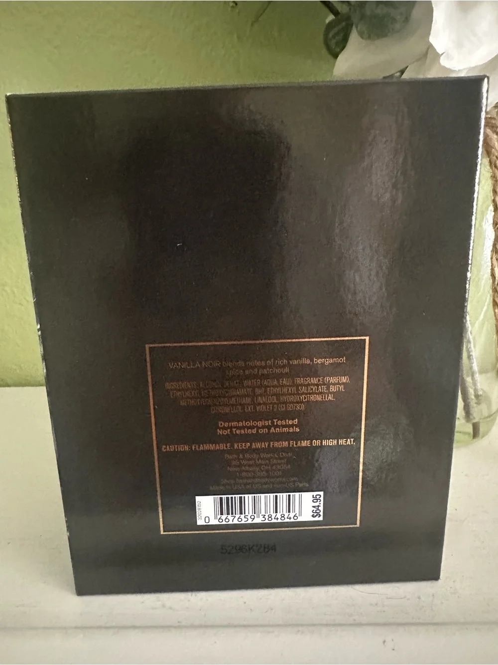 NEW BBW MENS VANILLA NOIR COLOGNE